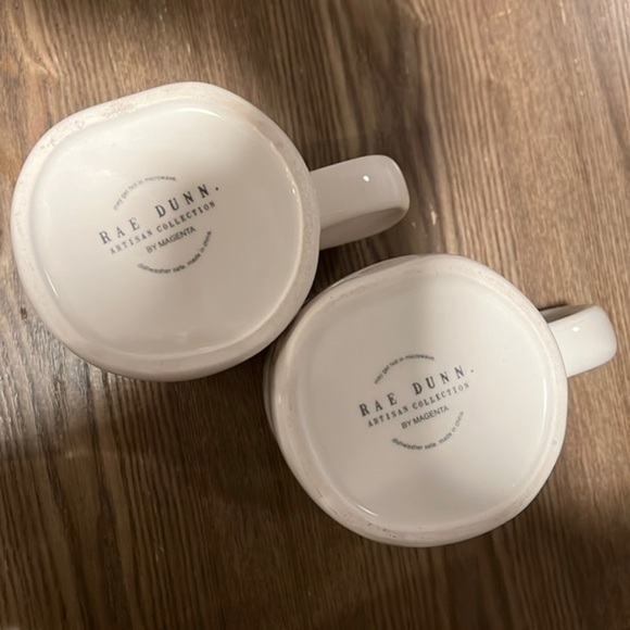 RAE DUNN CHRISTMAS NAUGHTY AND NICE COFFEE / TEA MUGS - GREAT CONDITION - Picture 17 of 17